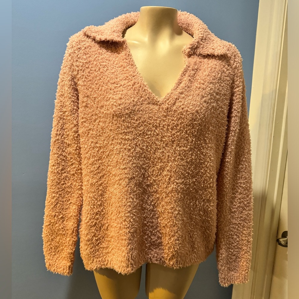 Belldini Smokey Rose furry warm sweater Nordstrom NWT